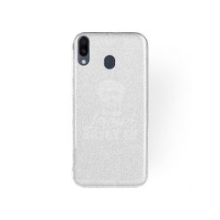 Třpytivý kryt Shining case stříbrný – Samsung Galaxy M20