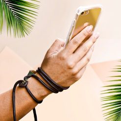 Zadní transparentní kryt s černou šňůrkou Neck Strap – iPhone Xs Max | Levné Kryty | Levné Kryty | Levné Kryty