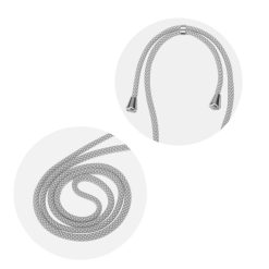 Zadní transparentní kryt s bílou šňůrkou Neck Strap – Xiaomi Mi 9 | Levné Kryty | Levné Kryty | Levné Kryty