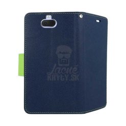 Peněženkové pouzdro Fancy Book modro-limetkové – Sony Xperia 10 | Levné Kryty | Levné Kryty | Levné Kryty