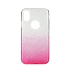 Třpytivý kryt Shining case transparentno-růžový – Apple iPhone 11 Pro Max