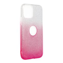 Třpytivý kryt Shining case transparentno-růžový – Apple iPhone 11 Pro