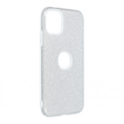 Třpytivý kryt Shining case stříbrný – Apple iPhone 11