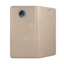 Knížkové pouzdro Smart Case Book zlaté – Motorola Moto E5 Plus | Levné Kryty | Levné Kryty | Levné Kryty