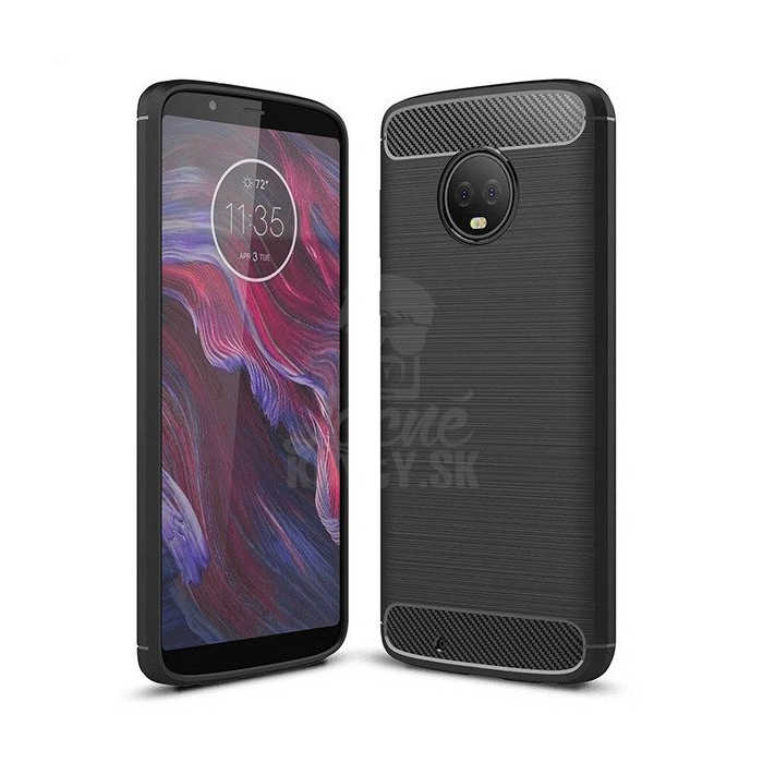 Zadní kryt Carbon černý – Motorola Moto G6 | Levné Kryty | Levné Kryty | Levné Kryty