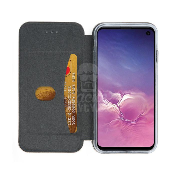 Knížkové pouzdro Verona zlaté – Samsung Galaxy S10e | Levné Kryty | Levné Kryty | Levné Kryty