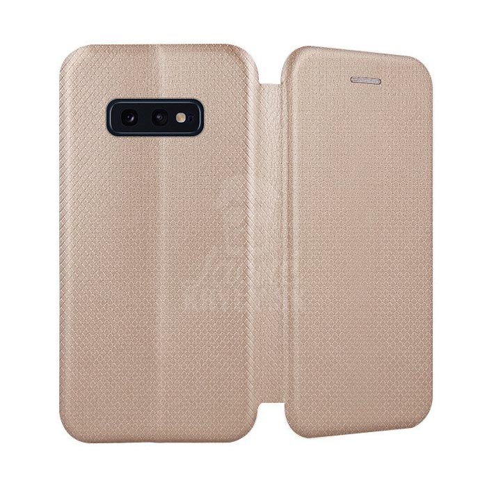 Knížkové pouzdro Verona zlaté – Samsung Galaxy S10e | Levné Kryty | Levné Kryty | Levné Kryty