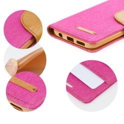 Peněženkové pouzdro Canvas Book růžové – Apple iPhone 11 Pro | Levné Kryty | Levné Kryty | Levné Kryty