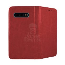 Kožené pouzdro Smart Pro červené – Samsung Galaxy S10 Plus (S10+) | Levné Kryty | Levné Kryty | Levné Kryty