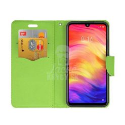 Peněženkové pouzdro Fancy Book modro-limetkové – Xiaomi Redmi 8A | Levné Kryty | Levné Kryty | Levné Kryty