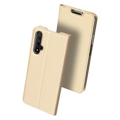 Peněženkové pouzdro Dux Ducis Skin Pro zlaté – Honor 20 / Huawei Nova 5T | Levné Kryty | Levné Kryty | Levné Kryty