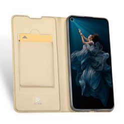 Peněženkové pouzdro Dux Ducis Skin Pro zlaté – Honor 20 / Huawei Nova 5T | Levné Kryty | Levné Kryty | Levné Kryty