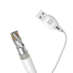 Lightning kabel datový Dudao L4L 2,1A 1m bílý | Levné Kryty | Levné Kryty | Levné Kryty