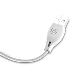 Datový kabel Dudao L4T 2,1A USB-C 2m bílý | Levné Kryty | Levné Kryty Dátový kábel Dudao L4T 2,1A USB-C 2m biely | Levné Kryty