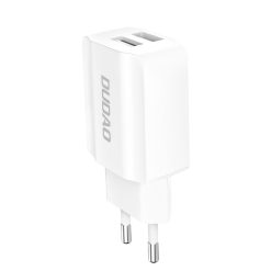 Nabíječka do sítě Dudao A2EU 2x USB 5V/2,4A bílá | Levné Kryty | Levné Kryty | Levné Kryty