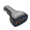 Nabíječka do auta Dudao R7S 2,4A Quick Charge 3.0 na 3 USB bílá | Levné Kryty | Levné Kryty | Levné Kryty
