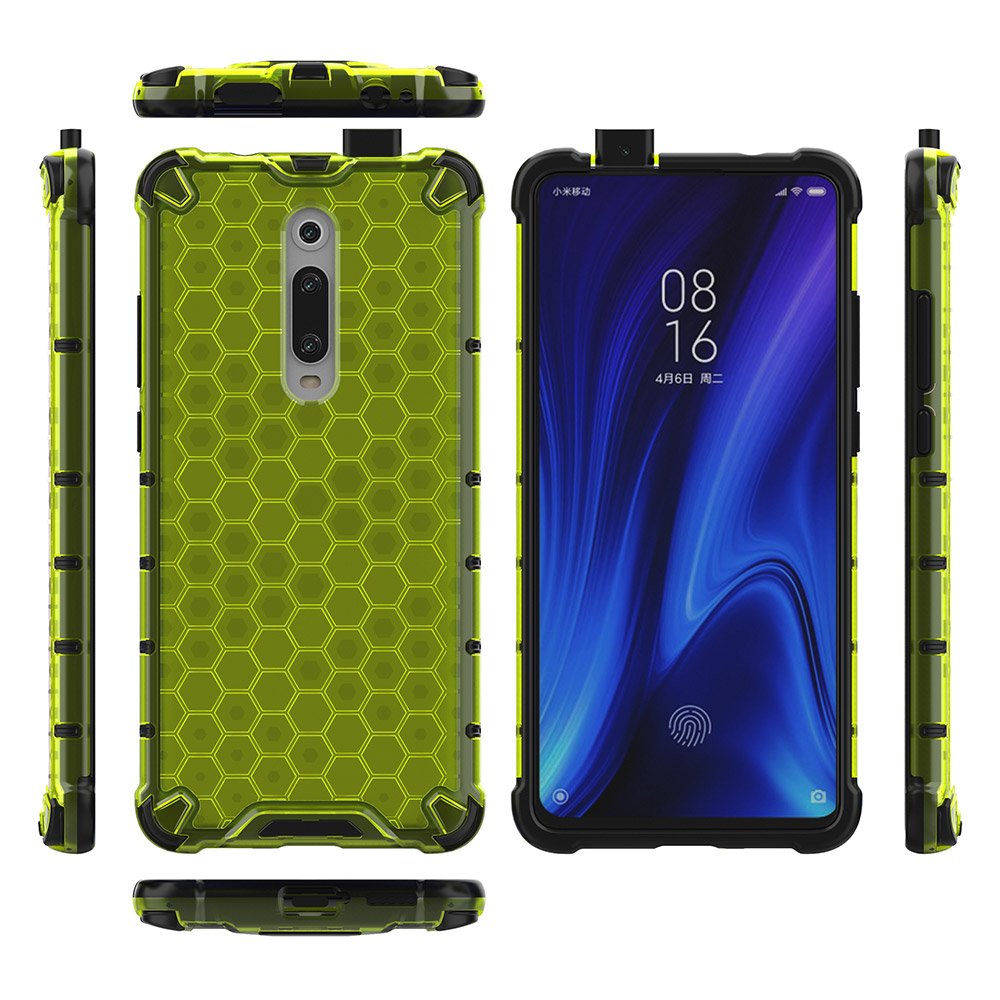 Odolný kryt Honeycomb Armor zelený – Xiaomi Mi 9T / 9T Pro | Levné Kryty | Levné Kryty | Levné Kryty