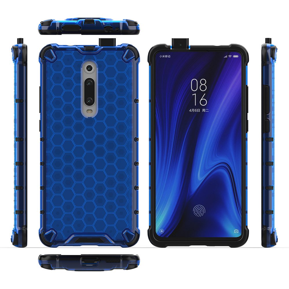 Odolný kryt Honeycomb Armor modrý – Xiaomi Mi 9T / 9T Pro | Levné Kryty | Levné Kryty | Levné Kryty