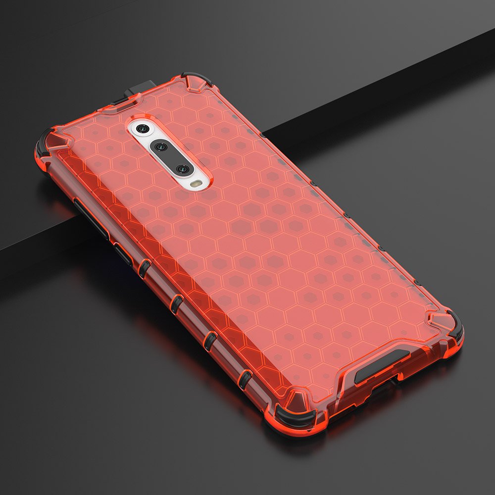 Odolný kryt Honeycomb Armor červený – Xiaomi Mi 9T / 9T Pro | Levné Kryty | Levné Kryty | Levné Kryty