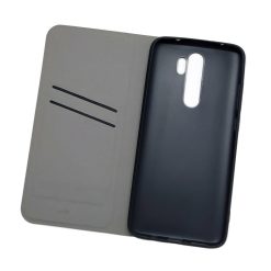 Peněženkové pouzdro Fabric Flip Bookcase černé – Xiaomi Redmi Note 8 Pro | Levné Kryty | Levné Kryty | Levné Kryty