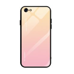 Skleněný kryt Gradient glass růžovo-žlutý – Apple iPhone 7 / iPhone 8 / iPhone SE 2020 / iPhone SE 2022
