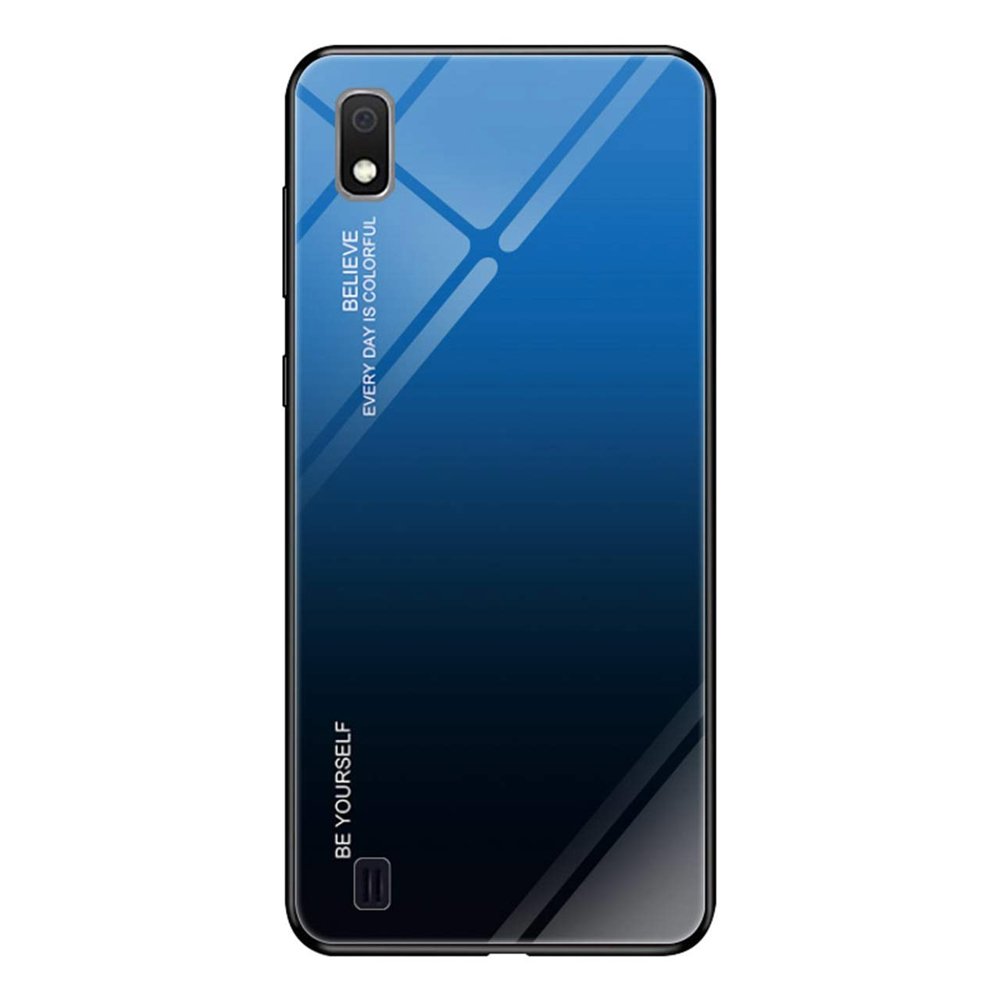 Skleněný kryt Gradient glass modro-černý – Samsung Galaxy A10 | Levné Kryty | Levné Kryty | Levné Kryty