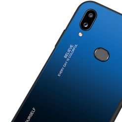 Skleněný kryt Gradient glass modro-černý – Samsung Galaxy A20e | Levné Kryty | Levné Kryty | Levné Kryty