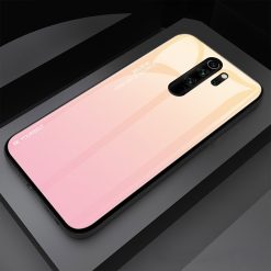 Skleněný kryt Gradient glass růžovo-žlutý – Xiaomi Redmi Note 8 Pro | Levné Kryty | Levné Kryty | Levné Kryty