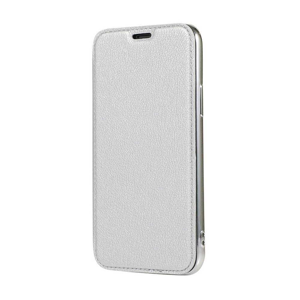 Knížkové pouzdro Electro Book stříbrné – iPhone 11 | Levné Kryty | Levné Kryty | Levné Kryty