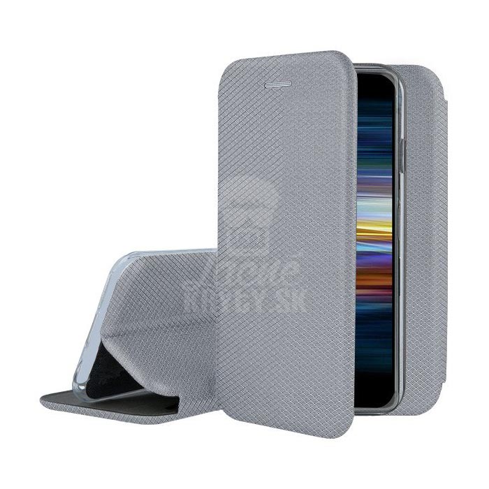 Knížkové pouzdro Verona šedé – Sony Xperia L3 | Levné Kryty | Levné Kryty | Levné Kryty