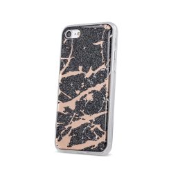 Zadní kryt s potiskem Marble černý – Samsung Galaxy S20 Ultra