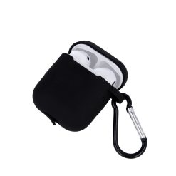 Pouzdro Silicone Hook AirPods černé – Apple AirPods | Levné Kryty | Levné Kryty | Levné Kryty