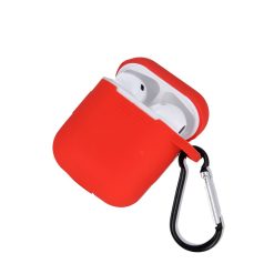 Pouzdro Silicone Hook AirPods červené – Apple AirPods | Levné Kryty | Levné Kryty | Levné Kryty