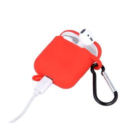 Pouzdro Silicone Hook AirPods červené – Apple AirPods | Levné Kryty | Levné Kryty | Levné Kryty