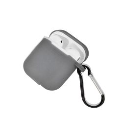 Pouzdro Silicone Hook AirPods šedé – Apple AirPods | Levné Kryty | Levné Kryty | Levné Kryty