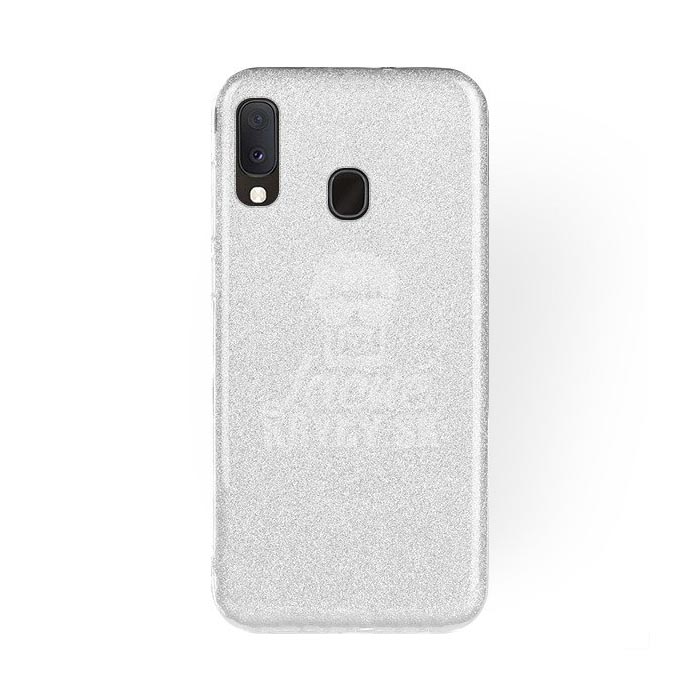 Třpytivý kryt Shining case stříbrný – Samsung Galaxy A20e | Levné Kryty | Levné Kryty | Levné Kryty