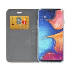 Knížkové pouzdro Luna Book stříbrné – Samsung Galaxy A20e | Levné Kryty | Levné Kryty | Levné Kryty