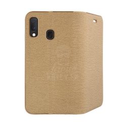 Knížkové pouzdro Luna Book zlaté – Samsung Galaxy A20e | Levné Kryty | Levné Kryty | Levné Kryty