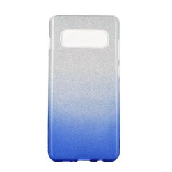 Třpytivý kryt Shining case transparentno-modrý – Samsung Galaxy S20 Ultra