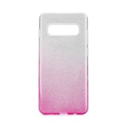 Třpytivý kryt Shining case transparentno-růžový – Samsung Galaxy S20 Ultra