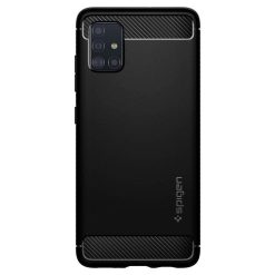 Zadní kryt Spigen Rugged Armor matný černý – Samsung Galaxy A51 | Levné Kryty | Levné Kryty | Levné Kryty