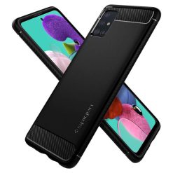 Zadní kryt Spigen Rugged Armor matný černý – Samsung Galaxy A51 | Levné Kryty | Levné Kryty | Levné Kryty
