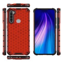 Odolný kryt Honeycomb Armor červený – Xiaomi Redmi Note 8T | Levné Kryty | Levné Kryty | Levné Kryty