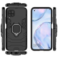 Odolný kryt Ring Armor černý – Huawei P40 Lite | Levné Kryty | Levné Kryty | Levné Kryty
