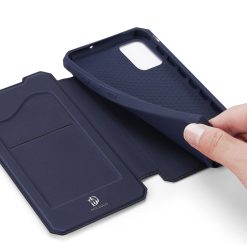 Peněženkové pouzdro Dux Ducis Skin X modré – Samsung Galaxy A71 | Levné Kryty | Levné Kryty | Levné Kryty