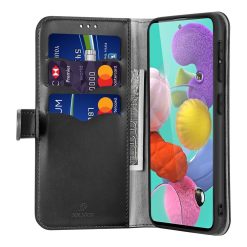 Peněženkové pouzdro Dux Ducis Kado černé – Samsung Galaxy A51 | Levné Kryty | Levné Kryty | Levné Kryty