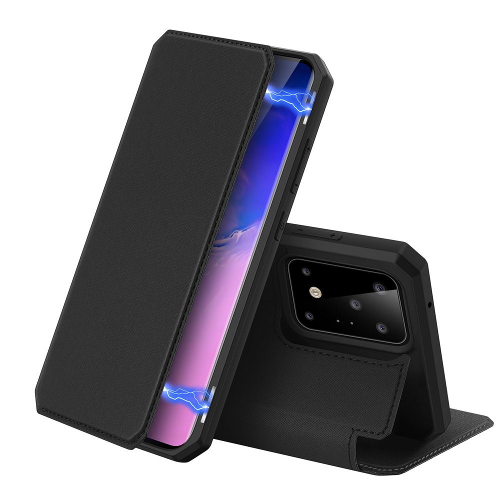 Peněženkové pouzdro Dux Ducis Skin X černé – Samsung Galaxy S20 Ultra | Levné Kryty | Levné Kryty | Levné Kryty