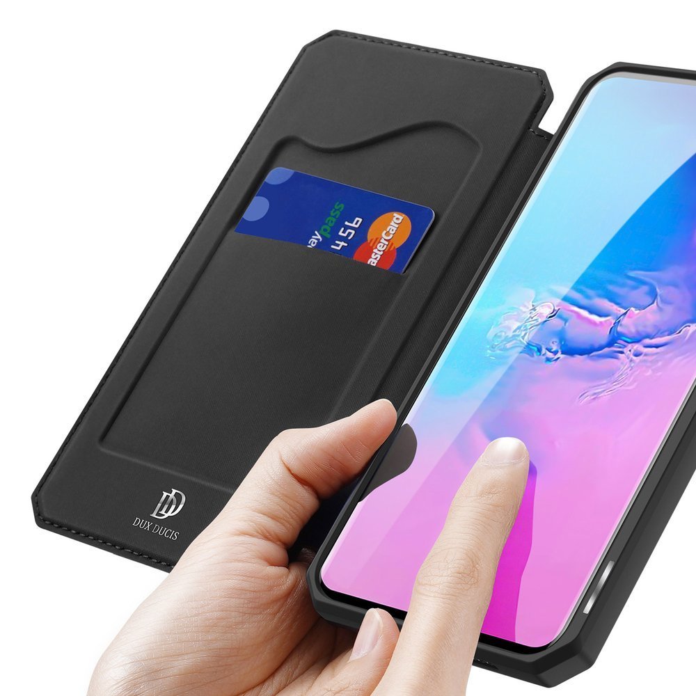 Peněženkové pouzdro Dux Ducis Skin X černé – Samsung Galaxy S20 Ultra | Levné Kryty | Levné Kryty | Levné Kryty