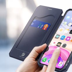 Peněženkové pouzdro Dux Ducis Skin X modré – Apple iPhone 11 | Levné Kryty | Levné Kryty | Levné Kryty