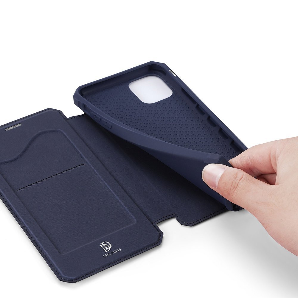 Peněženkové pouzdro Dux Ducis Skin X modré – Apple iPhone 11 | Levné Kryty | Levné Kryty | Levné Kryty